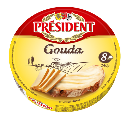 President ömlesztett sajt gouda140 g