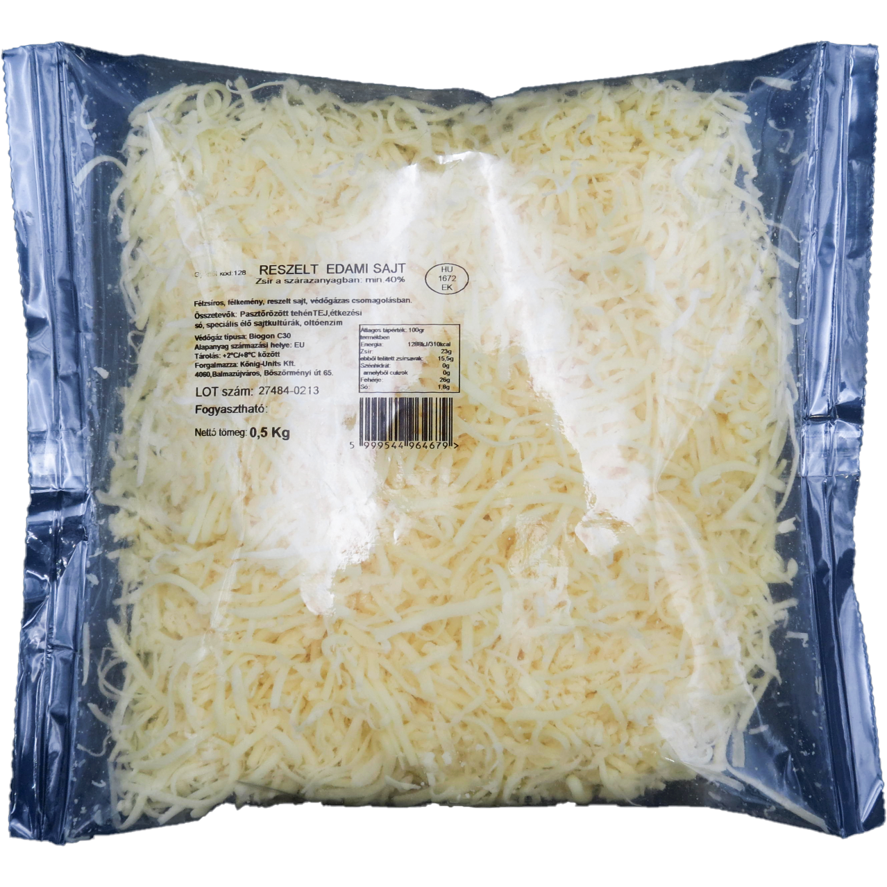 Reszelt Edami sajt 500 g