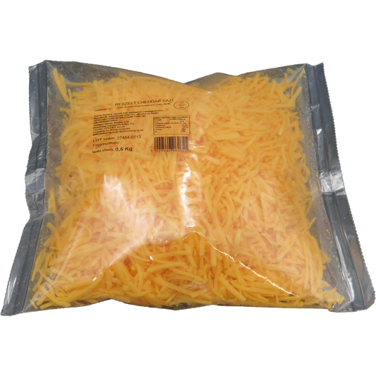Reszelt vörös Cheddar sajt 500g