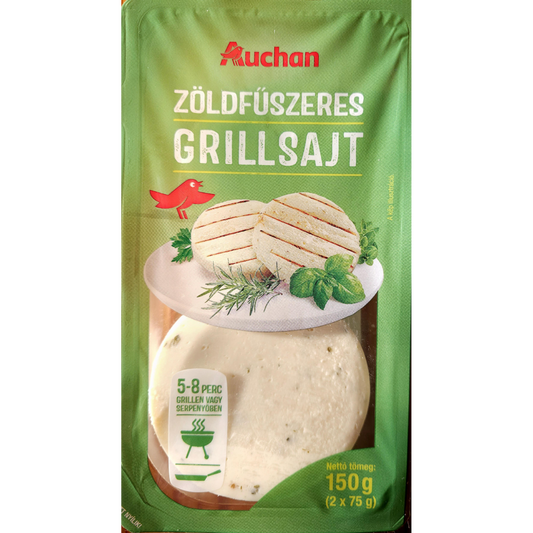 Auchan Kedvenc grillsajt zöldfűszeres 2x75 g