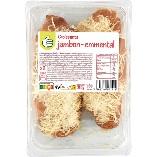 Auchan Tipp sonkáscroissant 280g