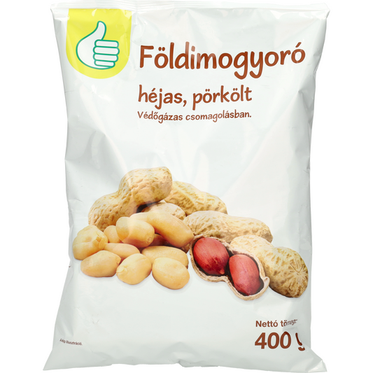 Auchan Tipp földimogyoró héjas, pörkölt 400 g