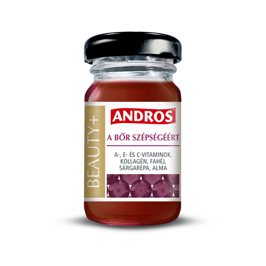 Andros Beauty shot - a bőr szépségéért ( A-, E-, és C-vitaminok, kollagén, fahéj, sárgarépe, alma) 55ml