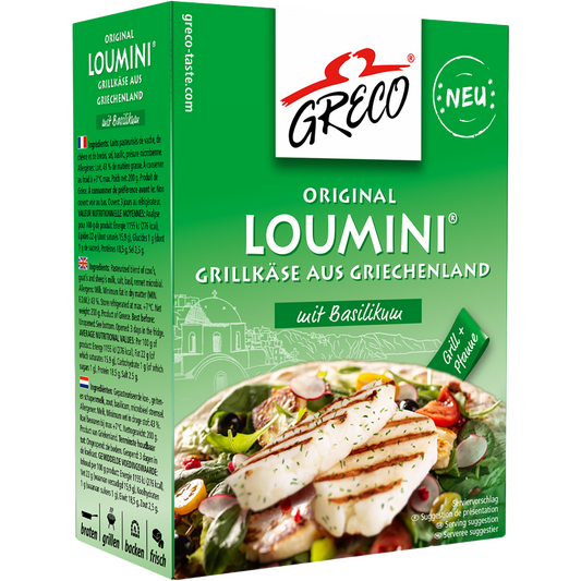 Greco Original Loumini grillsajt bazsalikommal 200 g
