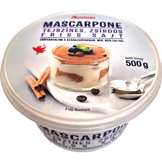 Auchan Kedvenc Mascarpone 30% 500 g