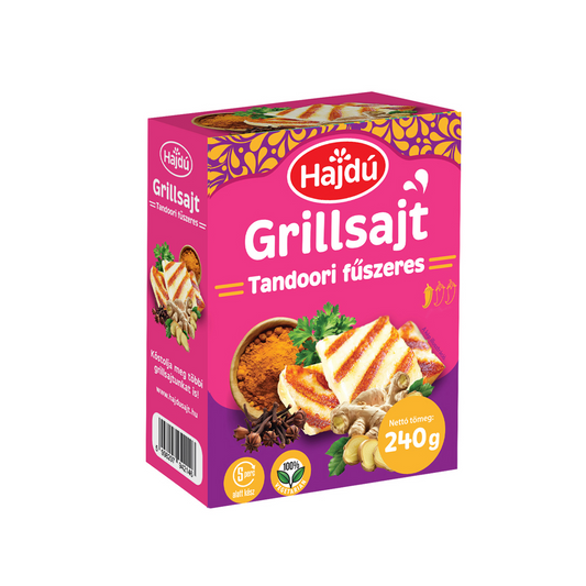 Hajdú Tandoori fűszeres grillsajt 240 g