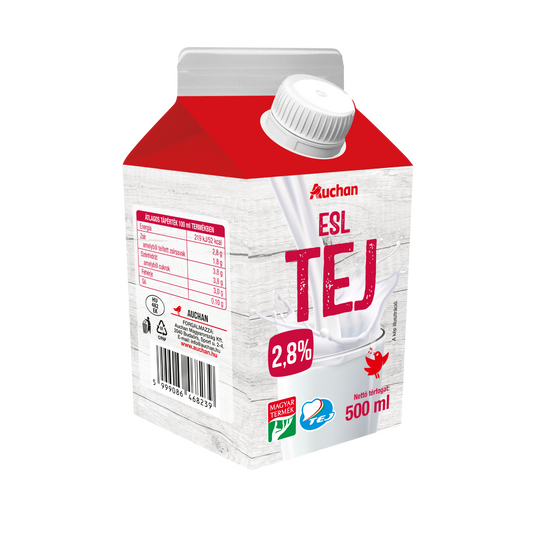 Auchan Kedvenc ESL 2,8% 500 ml