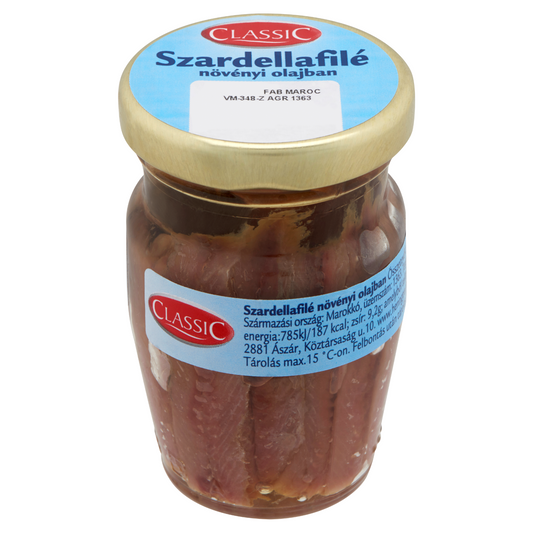 Classic szardellafilé növényi olajban 80 g