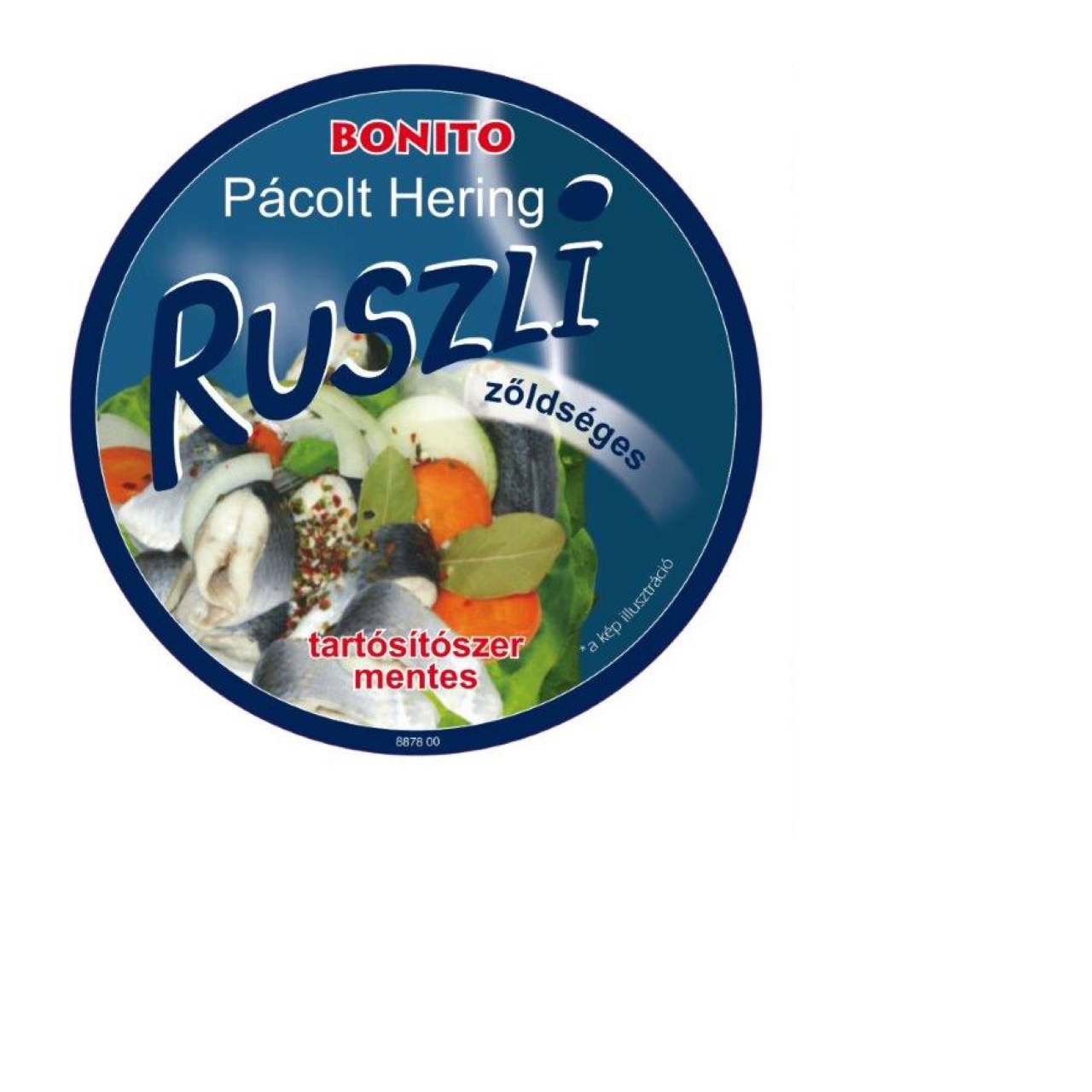 Ruszli - Pácolt hering hagymával 900g