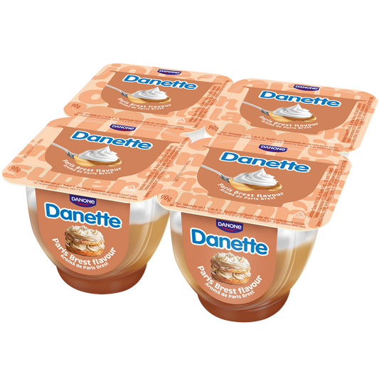 Danette Paris Brest ízű réteges tejdesszert 4 x 90 g (360 g)