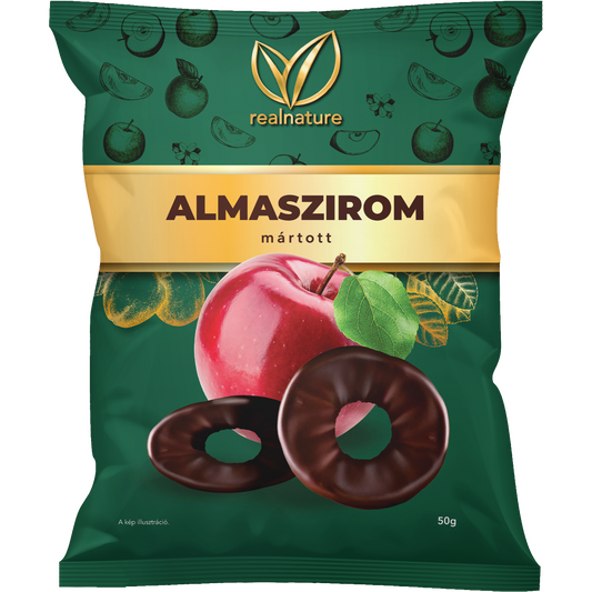 Real Nature csokoládés almaszirom 50g