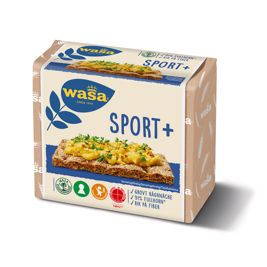 Wasa Sport+ teljes kiőrlésű rozslisztből készült ropogós kenyér lenmaggal 210 g