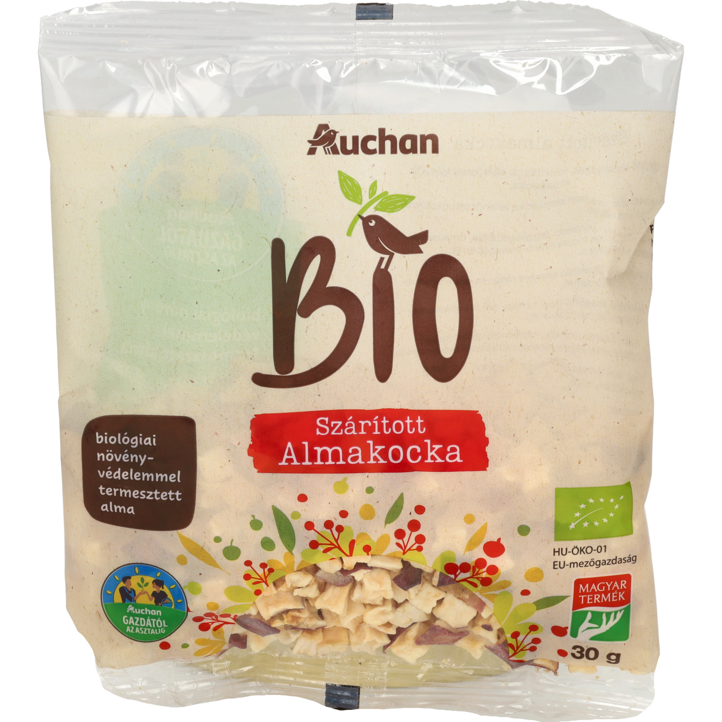 Auchan Gazdától az asztalig almakocka 30g