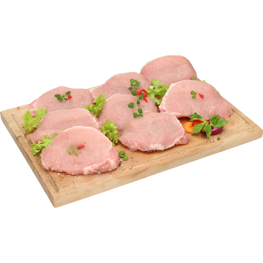 Auchan Kedvenc Sertés karaj csont nélkül 8 szelet védőgázos csomagolásban