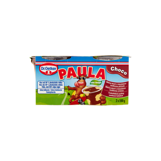 Dr. Oetker Paula csokoládéízű puding vaníliaízű foltokkal 2 x 100 g (200 g)