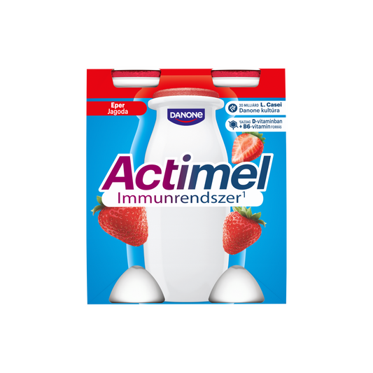 Danone Actimel eperízű zsírszegény joghurtalapú ital B6- és D-vitaminnal 4 x 100 g (400 g)