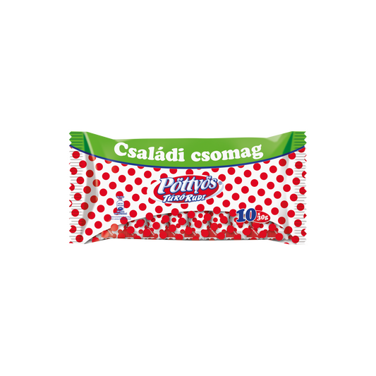 Pöttyös Túró Rudi natúr túródesszert kakaós étbevonattal 10 x 30 g (300 g)