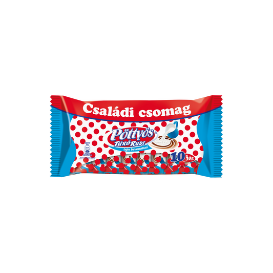 Pöttyös Túró Rudi natúr túródesszert tejes bevonattal 10 x 30 g (300 g)