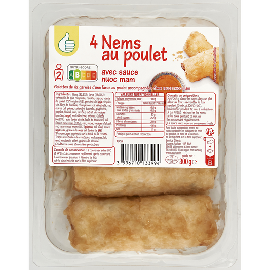 Auchan Tipp Tavaszi tekercs 300g