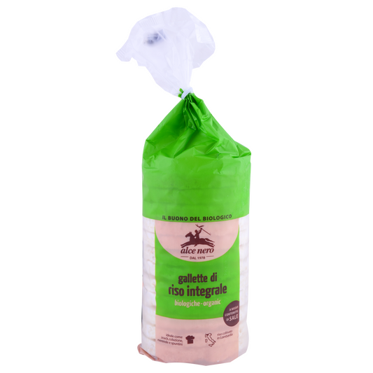 Alce Nero Bio teljes kiőrlésű  rizssüti 100 g