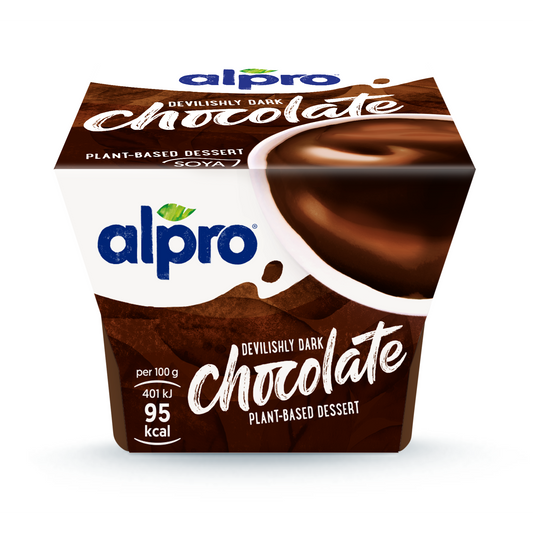 Alpro ördögien sötét étcsokoládés desszert 125 g