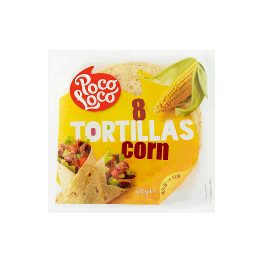 Poco Loco tortilla kukoricalisztből 8 db 320 g