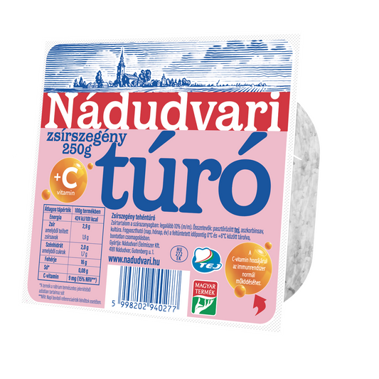 Nádudvari zsírszegény túró 250 g