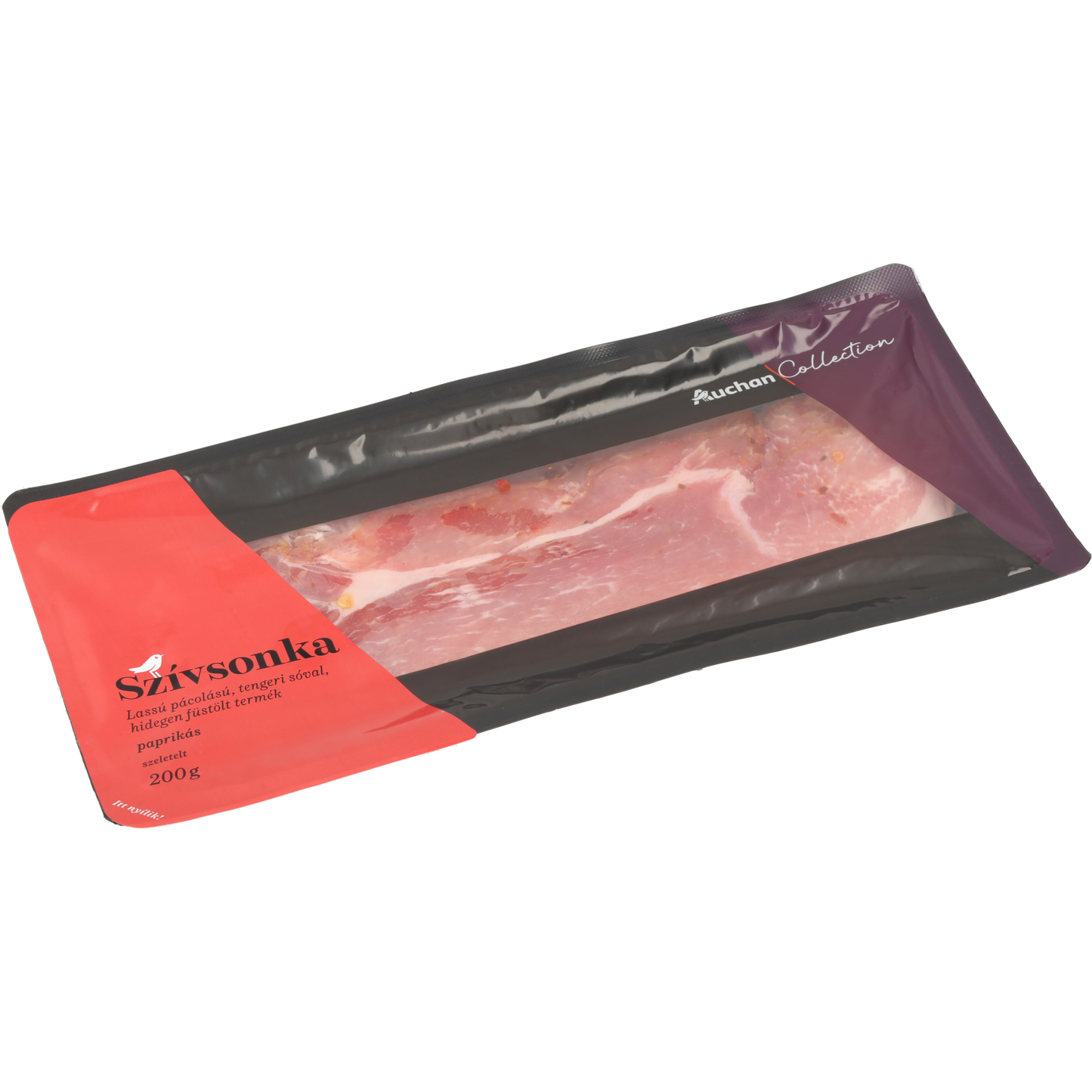 Auchan Collection paprikás szeletelt szívsonka 200 g