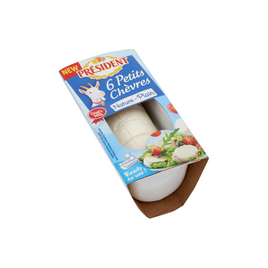 Président Petits Chevres zsíros, lágy, natúr kecskesajt 6 db 100 g