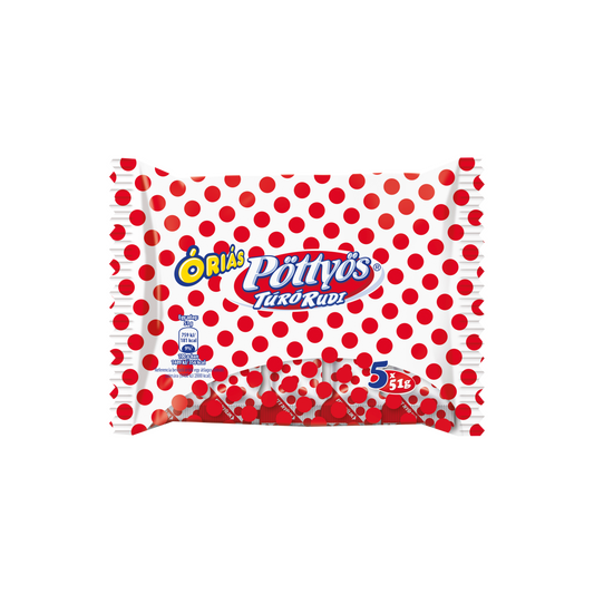 Pöttyös Óriás Túró Rudi natúr túródesszert kakaós étbevonattal 5 x 51 g (255 g)