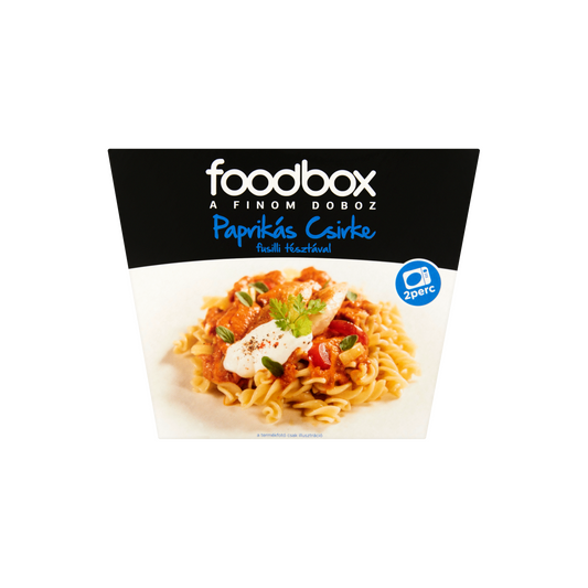 Foodbox paprikás csirke fusilli tésztával 330 g