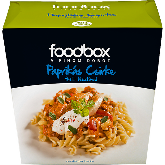 Foodbox paprikás csirke fusilli tésztával 330 g
