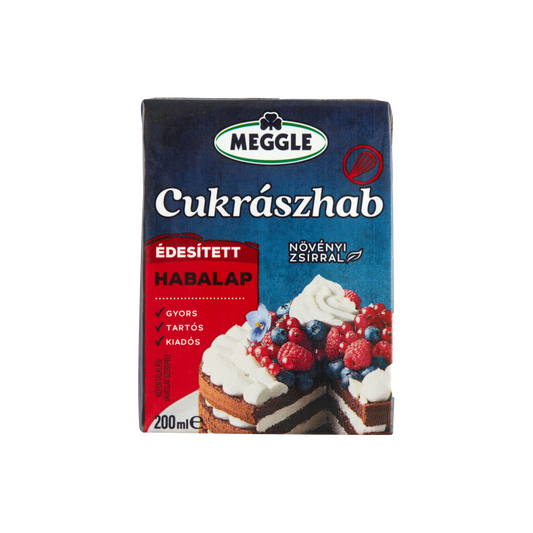 Meggle Cukrászhab UHT édesített habalap 200 ml
