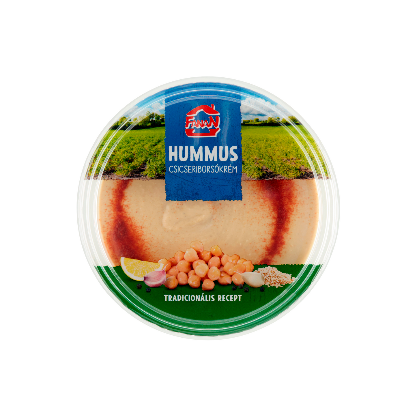 Fanan hummus natúr csicseriborsókrém 250 g