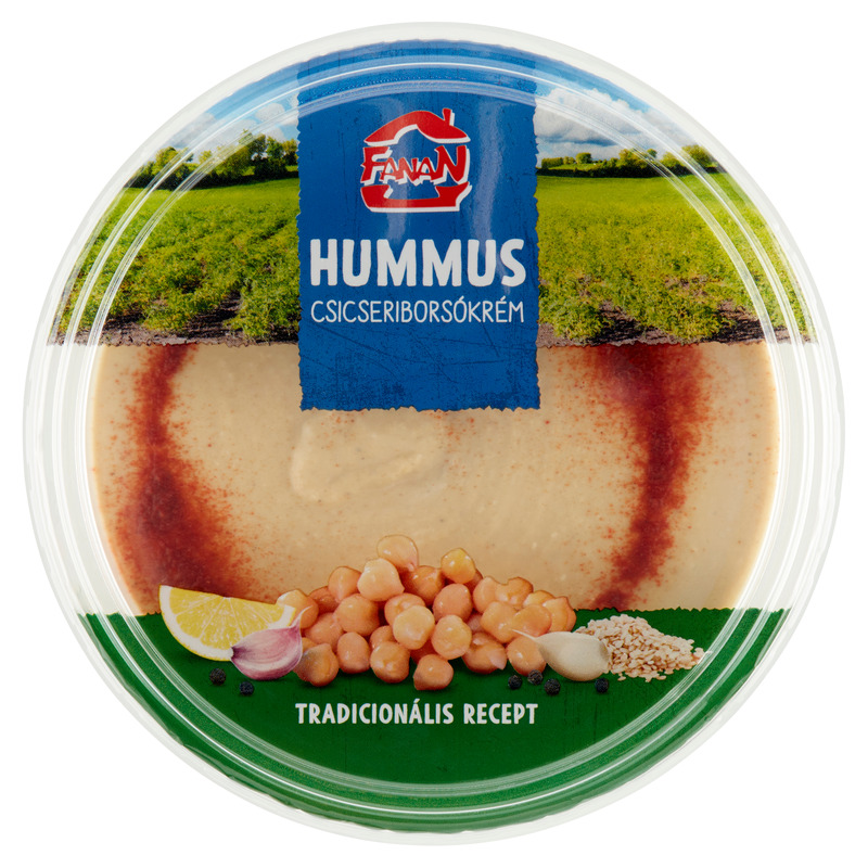 Fanan hummus natúr csicseriborsókrém 250 g