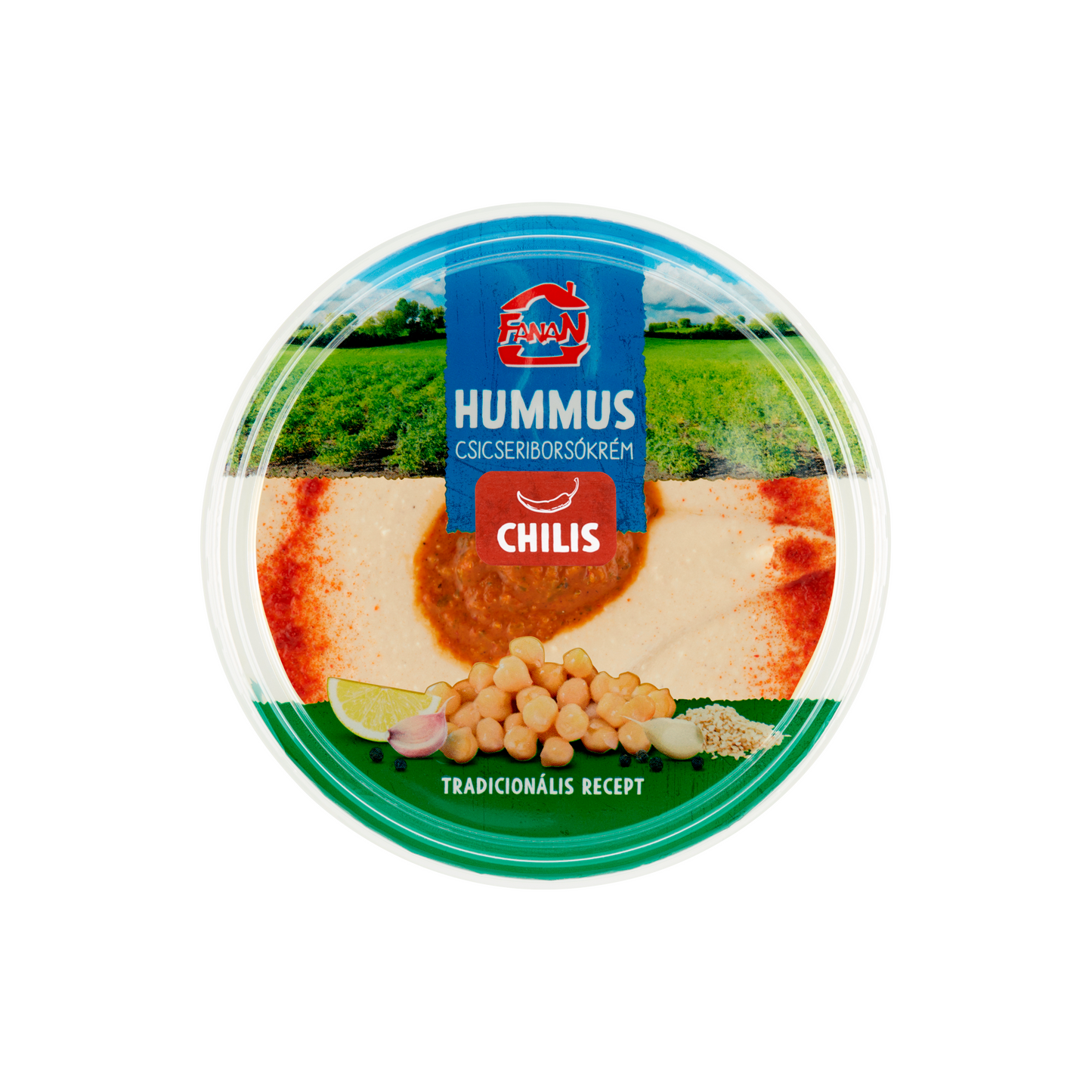 Fanan hummus chilis csicseriborsókrém 250 g