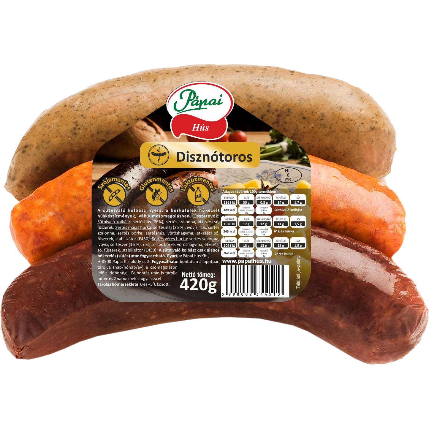 Pápai Hús disznótoros 420 g