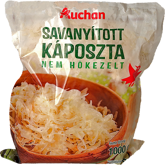 Auchan Kedvenc savanyított káposzta, zacskós 800 g