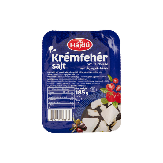 Hajdú krémfehér sajt 185 g
