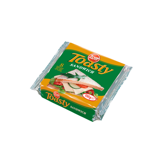 Zott Toasty Sandwich zsíros ömlesztett sajt 8 x 18,75 g (150 g)