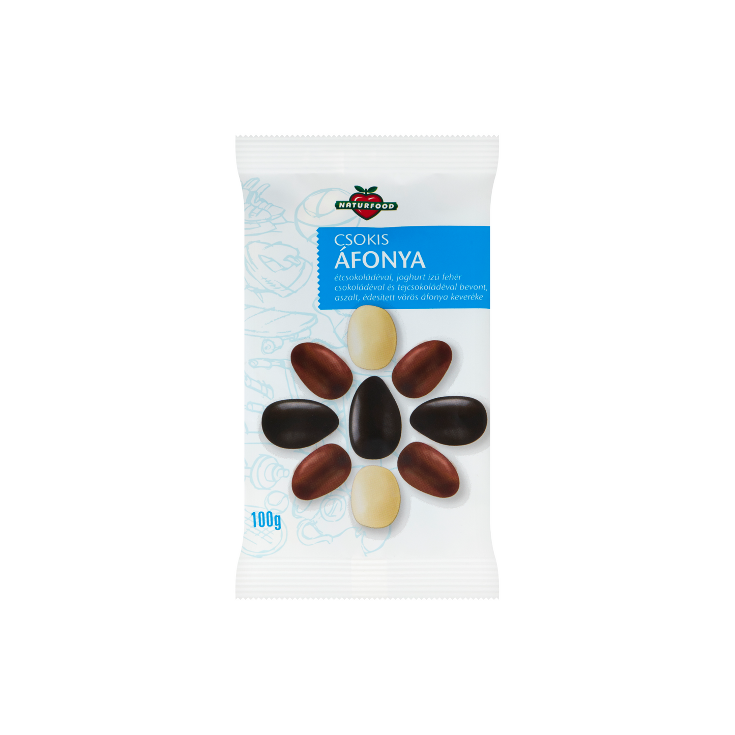 Naturfood csokis áfonya 100 g