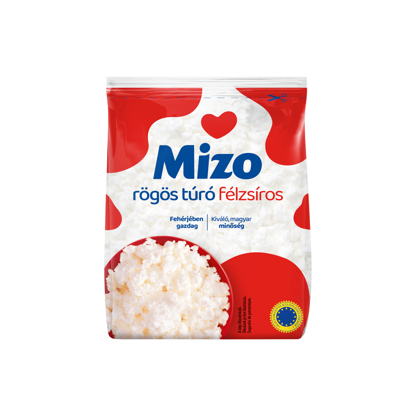 Mizo félzsíros rögös túró 450 g