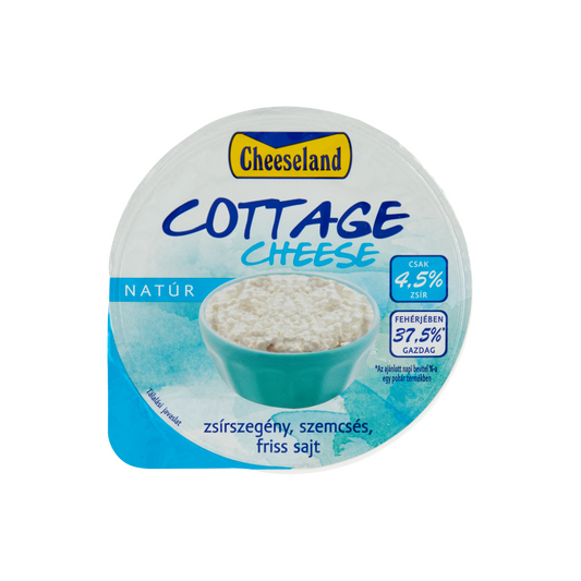 Cheeseland natúr, zsírszegény cottage cheese 150 g