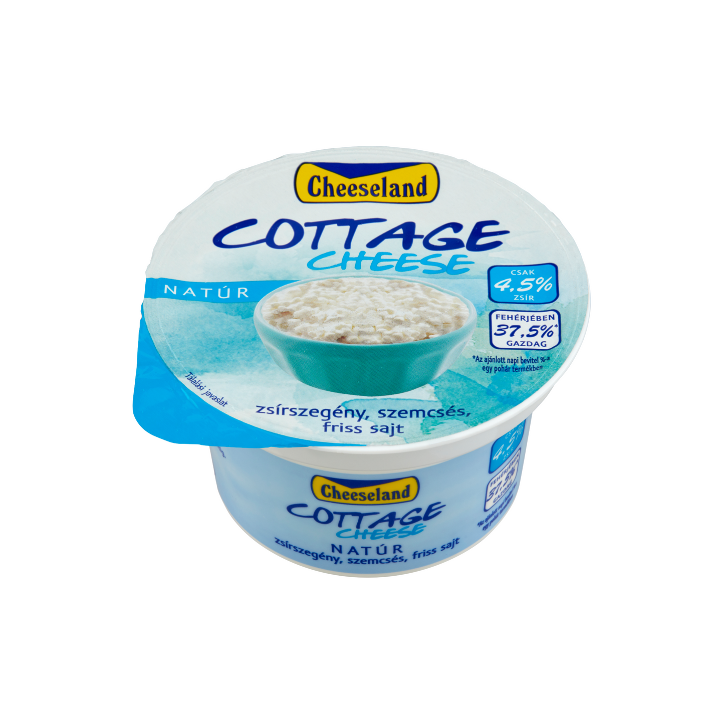 Cheeseland natúr, zsírszegény cottage cheese 150 g