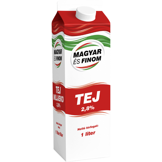 Magyar és Finom tej 2,8% 1 l