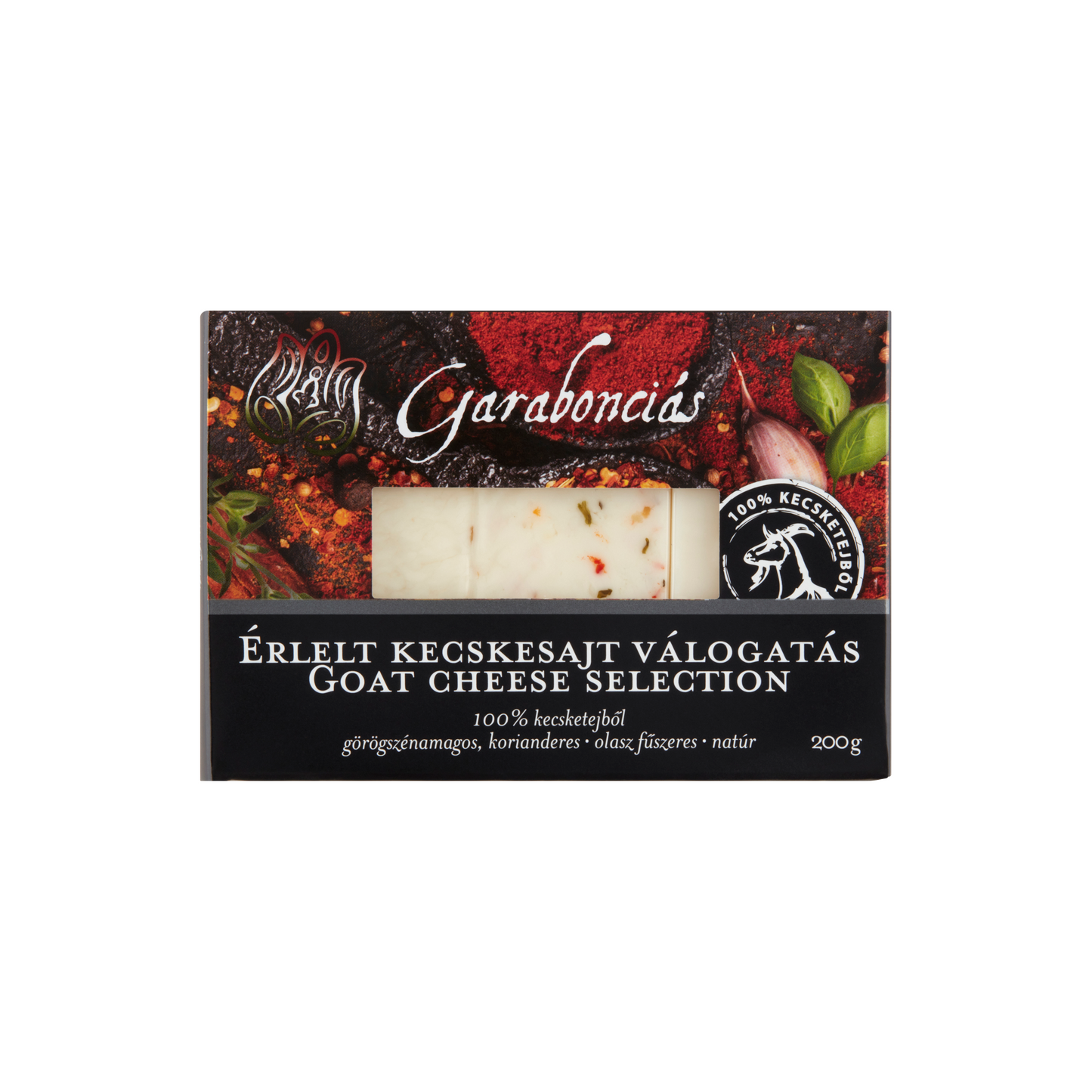 Garabonciás érlelt kecskesajt válogatás 200 g