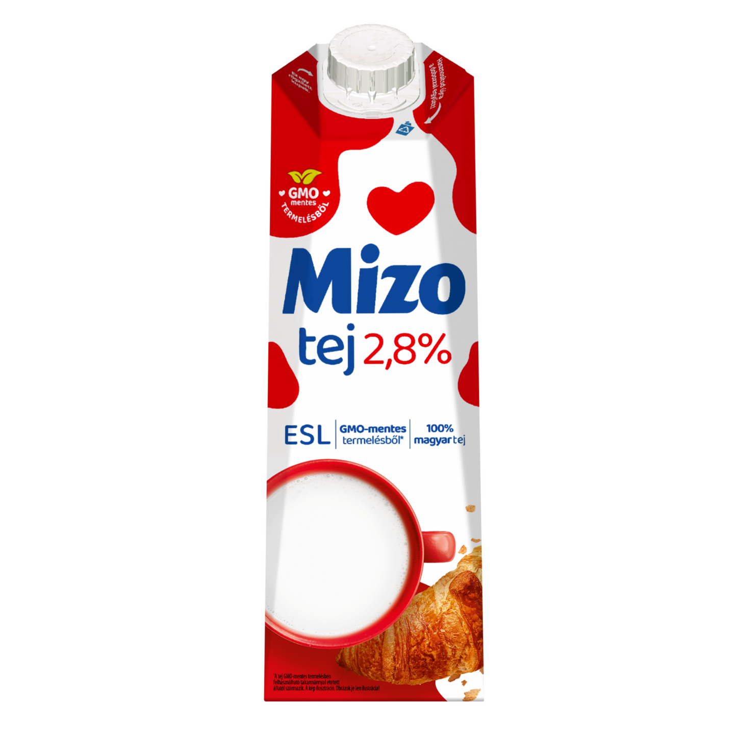Mizo ESL félzsíros tej 2,8% 1 l