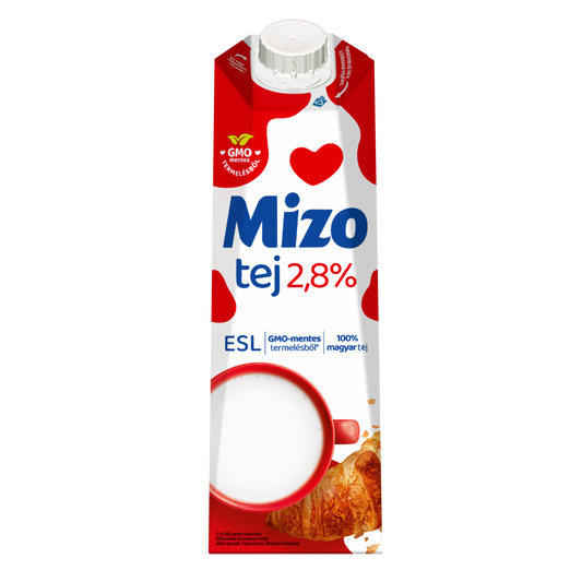 Mizo ESL félzsíros tej 2,8% 1 l