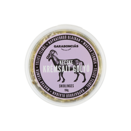 Garabonciás snidlinges kecske krémsajt golyó napraforgó olajban 250 g