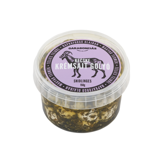 Garabonciás snidlinges kecske krémsajt golyó napraforgó olajban 250 g
